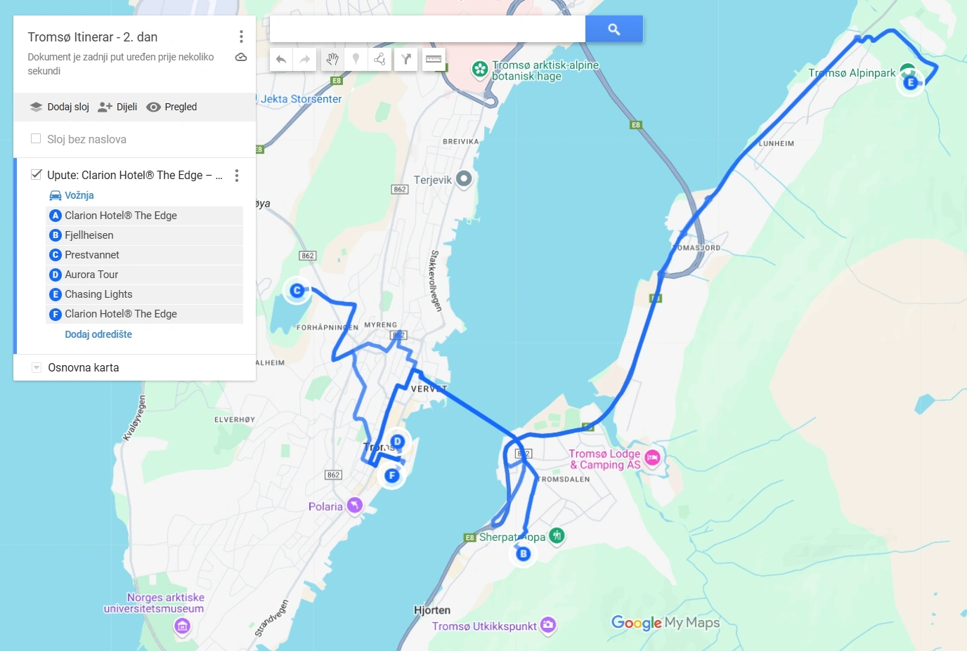 Mapa Dana 2
