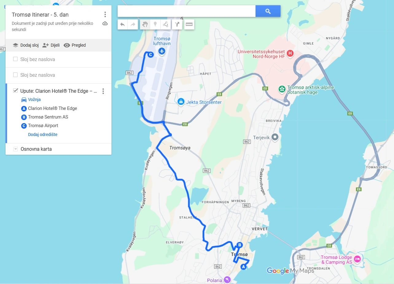 Mapa Dana 5